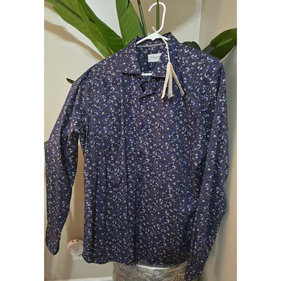 NwT Italian designer tintoria mattei Men's floral shirt size 42 - Picture 1 of 3